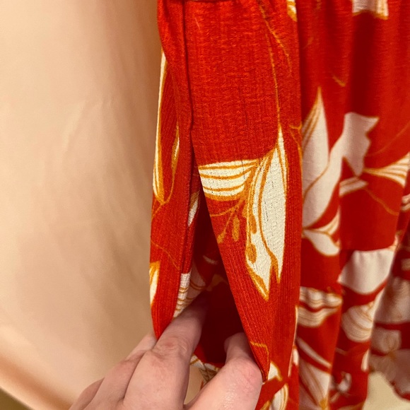 Ava & Viv Maxi Dress, XL, Floral Print - Picture 2 of 3